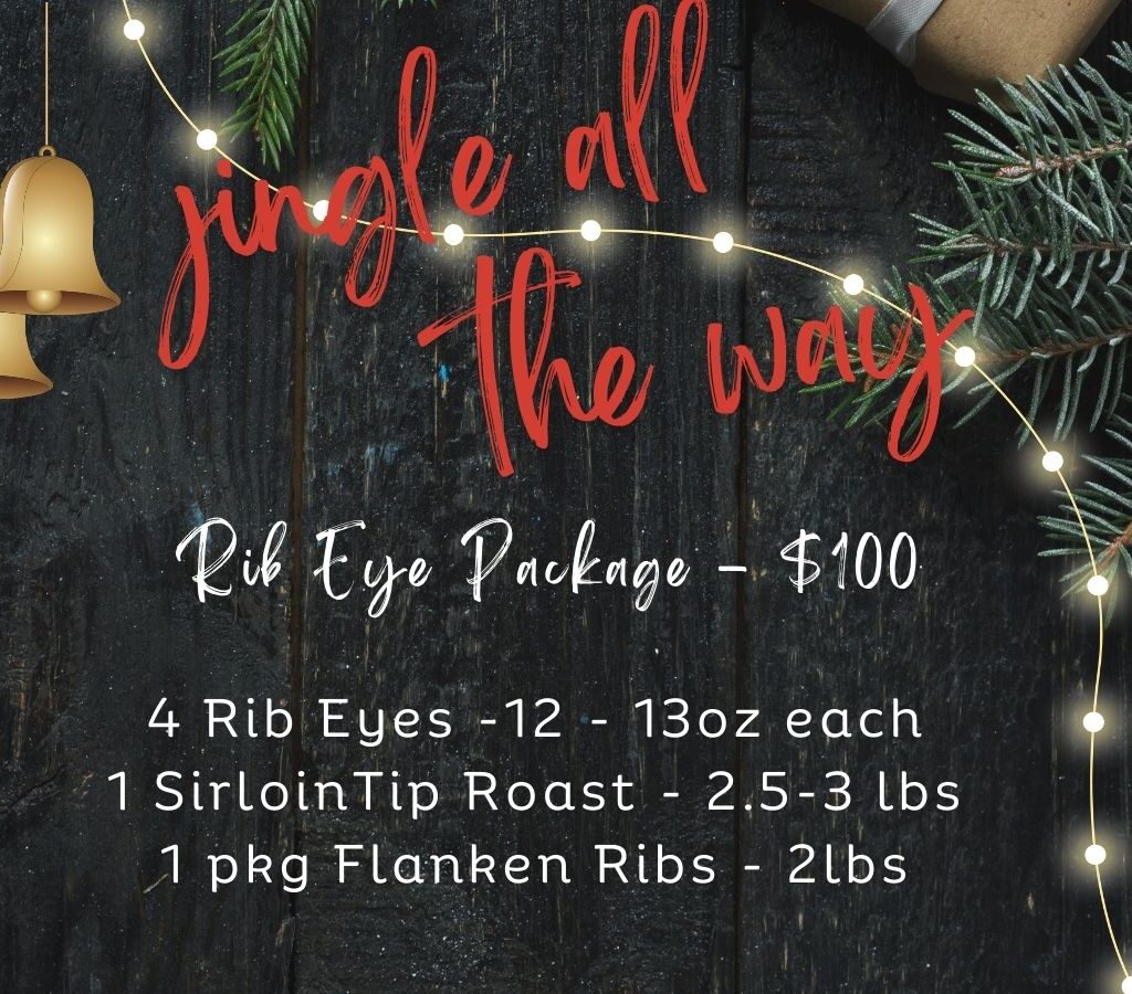 Jingle All the Way - Rib Eye Package