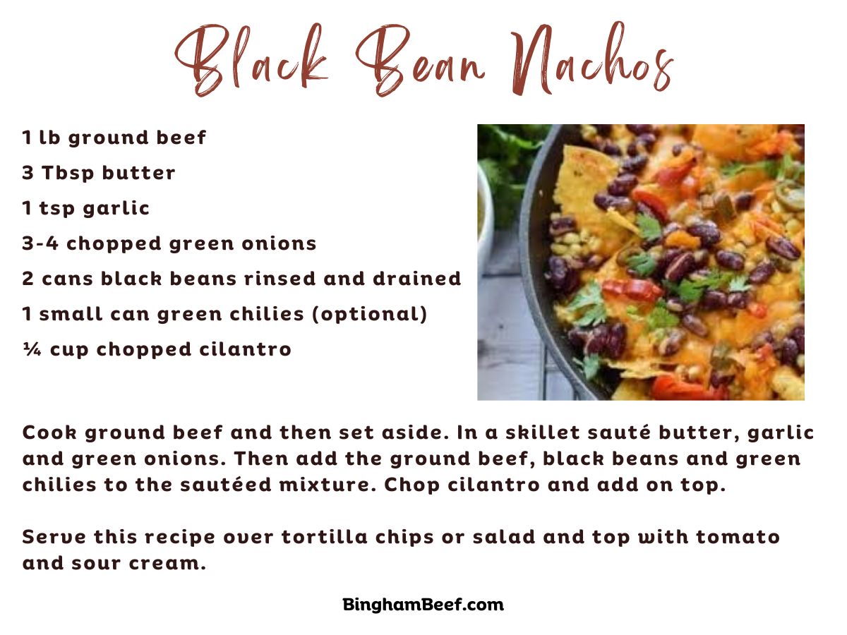 Ground Beef Black Bean Nachos